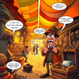 Relic Rumble: Whose Is It Anyway? - Text-based game