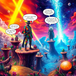 Spectrum Wars: Dimension Delirium - Text-based game