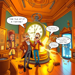 ChronoClash: Whose Time Is It Anyway? - Text-based game