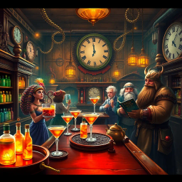 ChronoCocktail: Whose Time is it Anyway? - Text-based game
