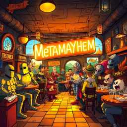 Metamayhem: Whose Adventure Is It Anyway? - Text-based game