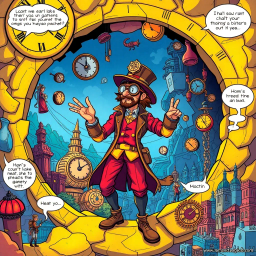 Chronochaos: Who's Time Is It Anyway? - Text-based game