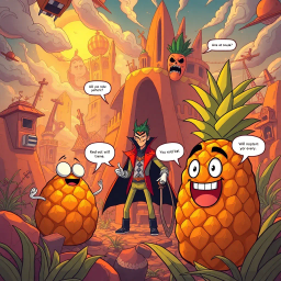 Metamayhem: Whose Adventure Is It Anyway? - Text-based game