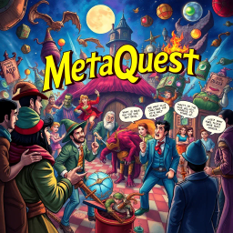 MetaQuest: Whose Adventure Is It Anyway? - Text-based game