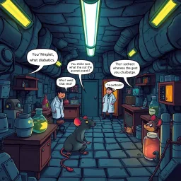Lab Rats: Who's Lab Is It Anyway? - Text-based game
