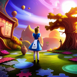 Alice's Wonderland - Text-based game