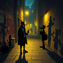 Whose Shadow Is It Anyway? - Text-based game