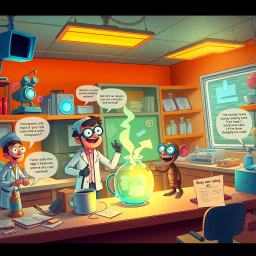Whose Lab Is It Anyway? - Text-based game