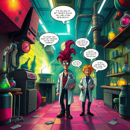 Whose Lab Is It Anyway? - Text-based game