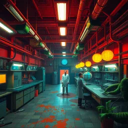 Whose Lab is it Anyway? - Text-based game
