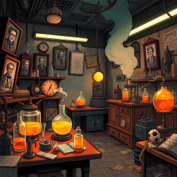 Whose Lab Is It Anyway? - Text-based game