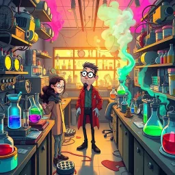 Whose Lab Is It Anyway? - Text-based game