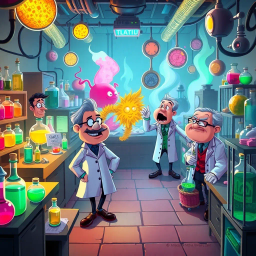 Whose Lab Is It Anyway? - Text-based game