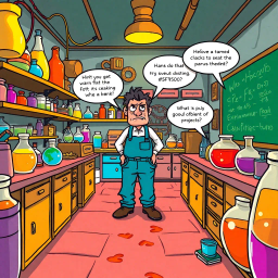 Whose Lab is it Anyway? - Text-based game