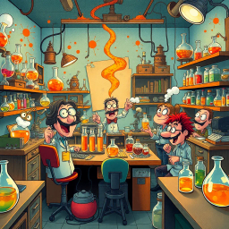 Whose Lab Is It Anyway? - Text-based game