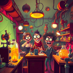 Whose Lab is it Anyway? - Text-based game