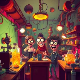 Whose Lab is it Anyway? - Text-based game
