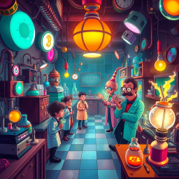 Whose Lab Is It Anyway? - Text-based game
