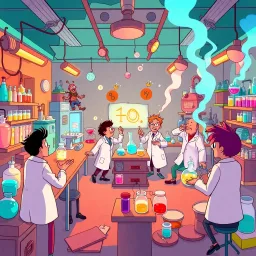 Lab Shenanigans: The Scientist's Duel - Text-based game
