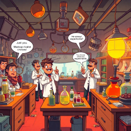 Whose Lab Is It Anyway? - Text-based game