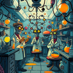 Whose Lab Is It Anyway? - Text-based game