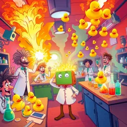 Whose Lab Is It Anyway? - Text-based game