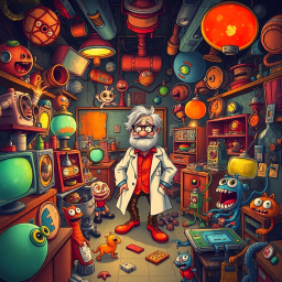 Whose Lab Is It Anyway? - Text-based game