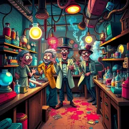 Whose Lab Is It Anyway? - Text-based game