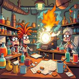 Whose Lab Is It Anyway? - Text-based game