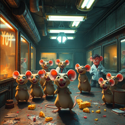 Lab Rats: Who's the Real Experiment? - Text-based game