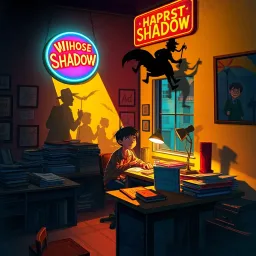 Whose Shadow Is That? - Text-based game