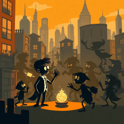 Whose Shadow Is It Anyway? - Text-based game