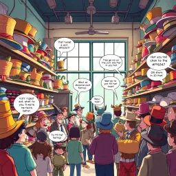 Whose Hat Is It Anyway? - Text-based game