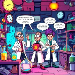 Whose Lab is it Anyway? - Text-based game