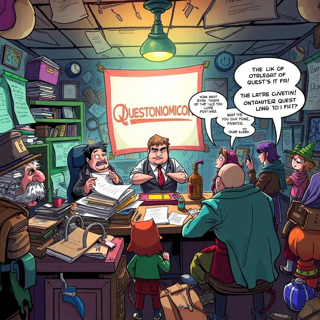 Questonomicon: Whose Quest Is It Anyway?