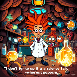 Lab Rascals: Who's the Genius Now? - Text-based game