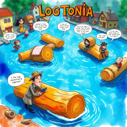 Log Jam: Who's Logs Are These Anyway? - Text-based game