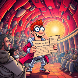 ChronoChum: Whose Hello is it Anyway? - Text-based game
