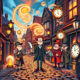 Chrono Chums: Who's Hello Is It Anyway? - Text-based game