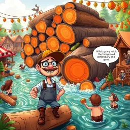 Log Jammed: Whose Logs Are These, Anyway? - Text-based game