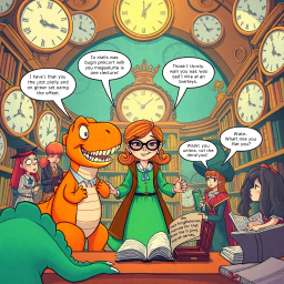Chrono Chums: Whose Hello is it Anyway? - Text-based game
