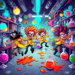 Whose Lab is it Anyway? - Text-based game