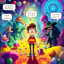 Spectrum Wars: Whose Dimension Is It Anyway? - Text-based game