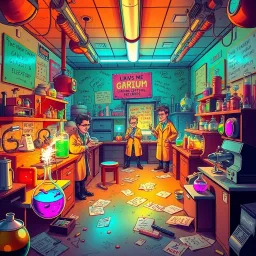 Whose Lab is it Anyway? - Text-based game