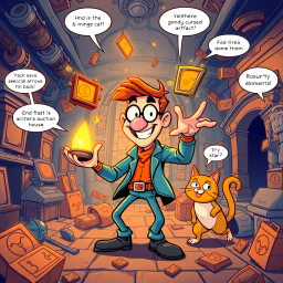 Relic Rumble: Whose Is It Anyway? - Text-based game