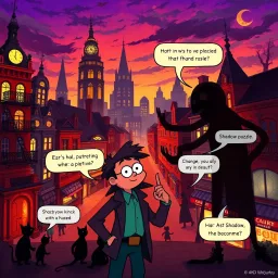 Whose Shadow Is It Anyway? - Text-based game
