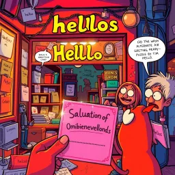 Whose Hello Is It Anyway? - Text-based game