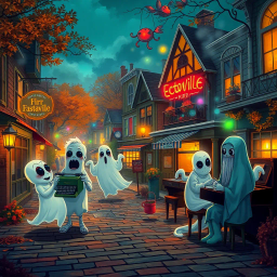 Whose Ghost Is It Anyway? - Text-based game