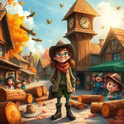 Log Jam Mystery - Text-based game
