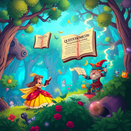 Questonomicon: Whose Quest Is It Anyway? - Text-based game